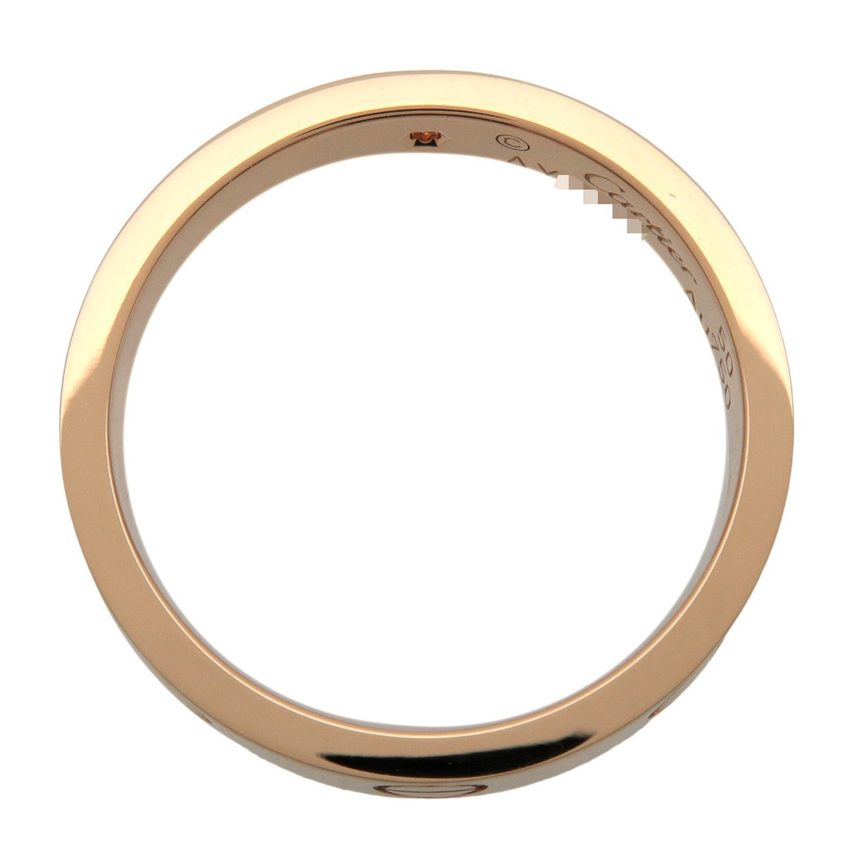 Cartier Love Wedding Band 1 Diamond 18K Yellow Gold With Diamond Gold Yellow_Gold Ring Jewelry (Pre-Owned)
