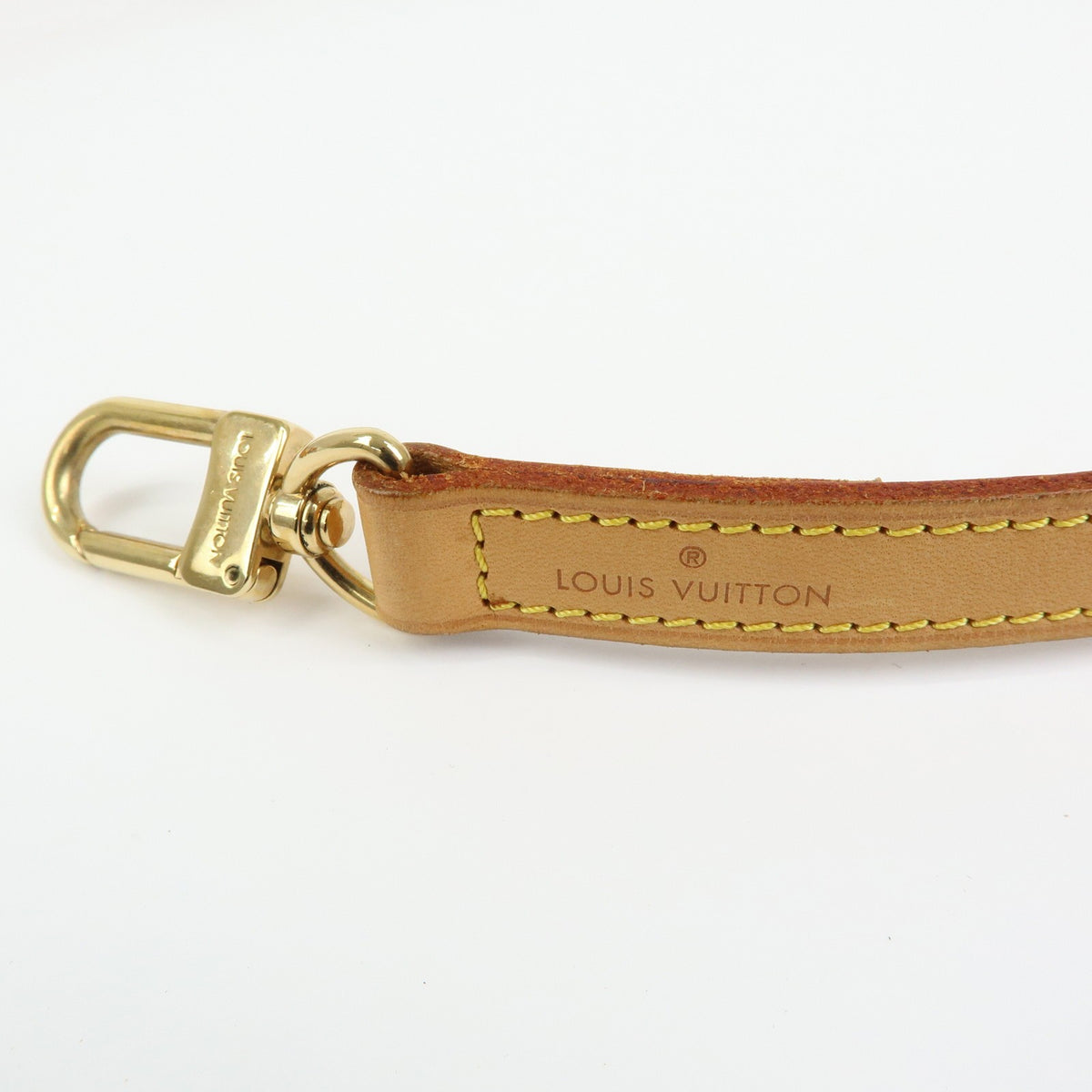 Louis Vuitton Shoulder Strap Vachetta Leather Beige Leather Straps Accessory (Pre-Owned)