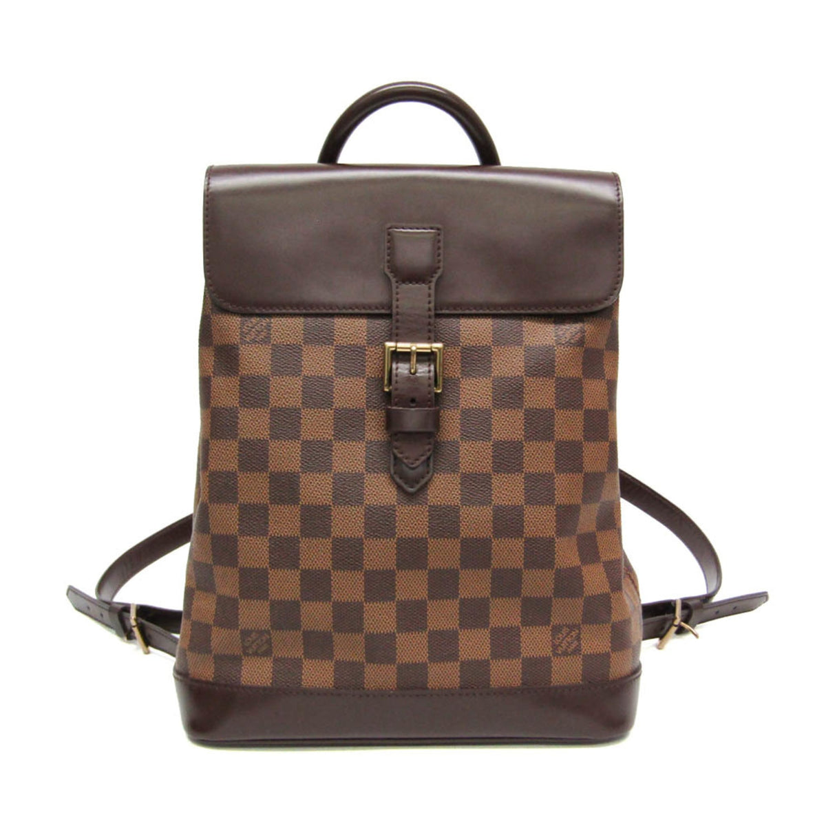 Louis Vuitton Soho Damier Brown Canvas Backpack Bag (Pre-Owned)