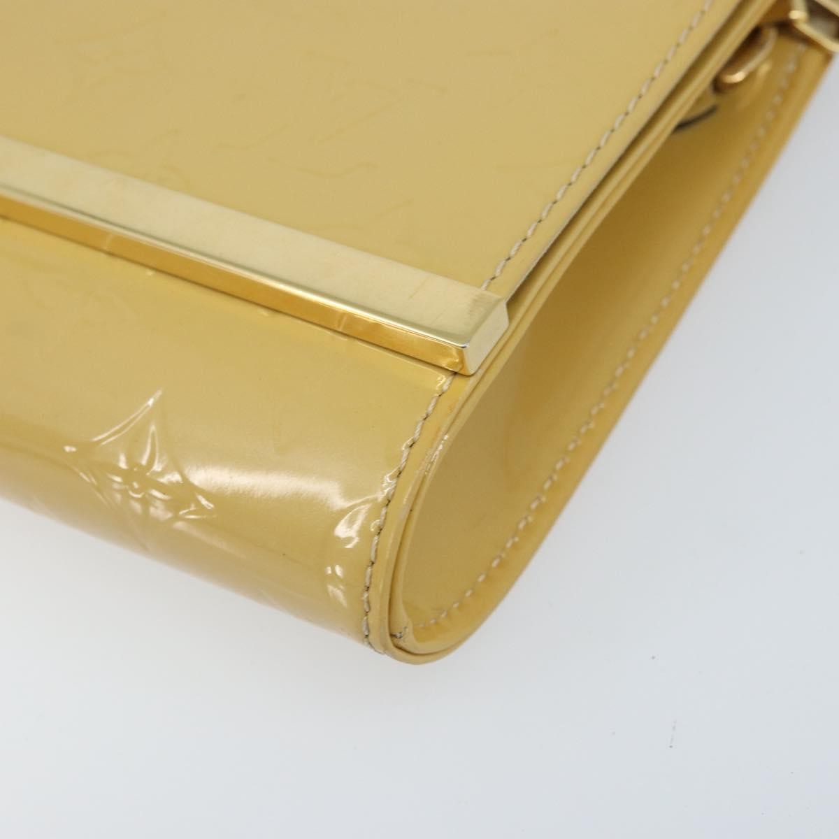 Louis Vuitton Ana Monogram Vernis Yellow Patent_Leather Handbag (Pre-Owned)