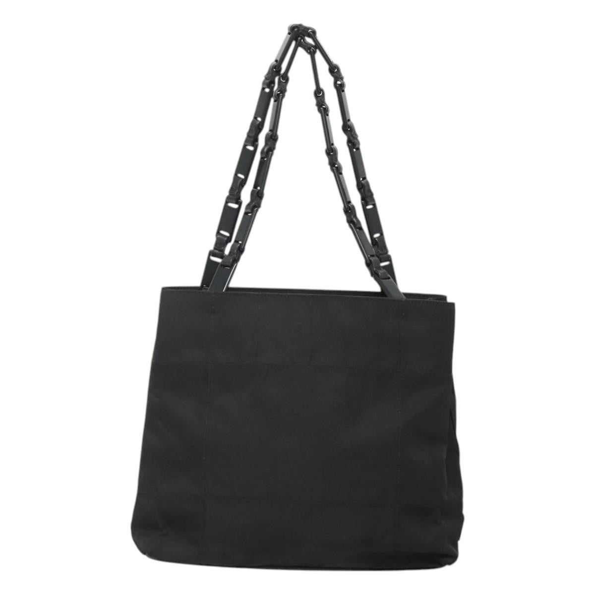 Prada Vintage Tessuto Black Nylon Handbag (Pre-Owned)