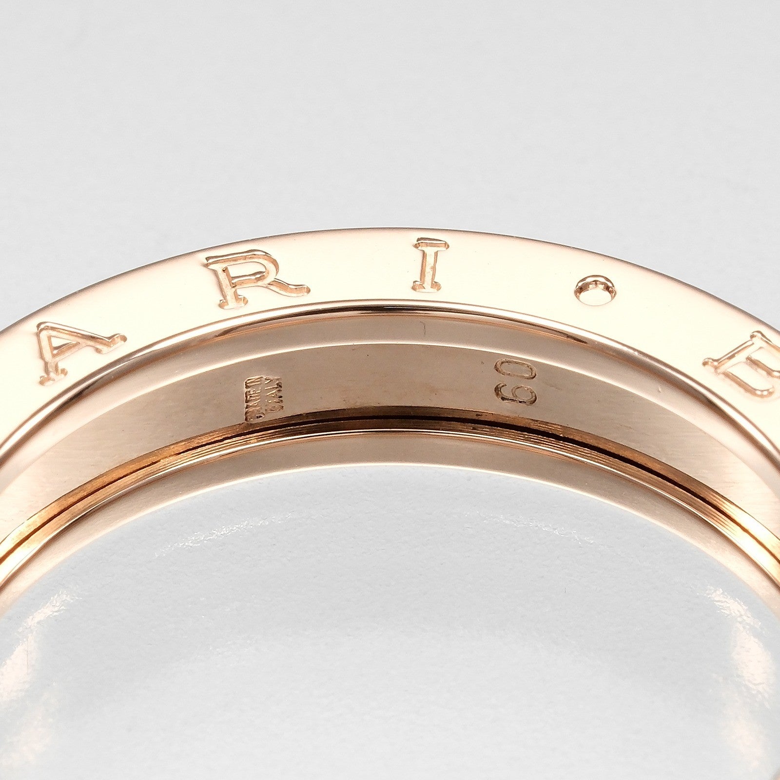 Bvlgari B.Zero1 One Band 18K Rose Gold Gold Pink_Gold Ring Jewelry (Pre-Owned)