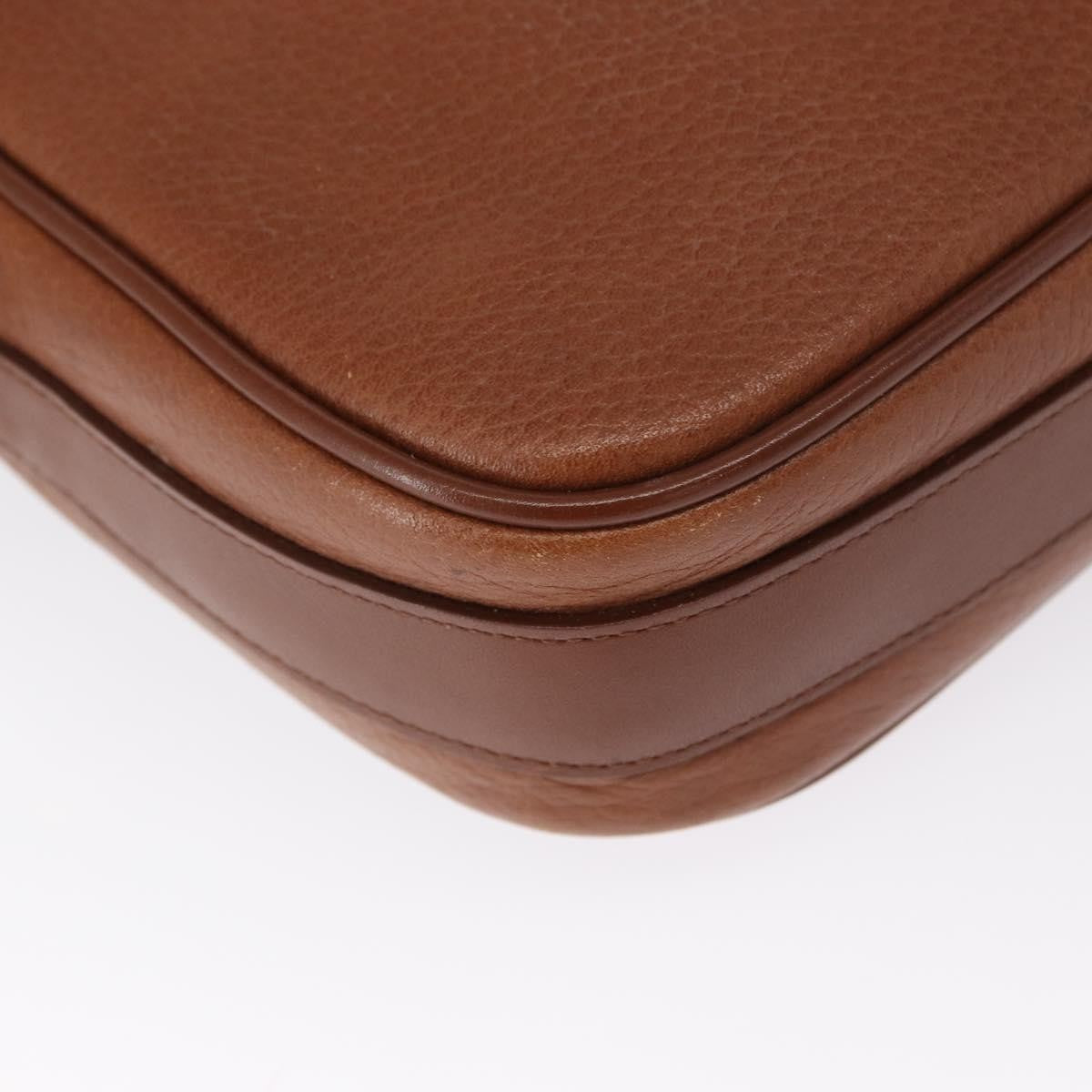 Burberry Vintage Leather Brown Leather Shoulder Bag Bag (Pre-Owned)