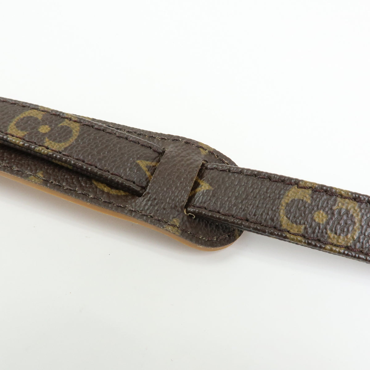 Louis Vuitton Shoulder Strap Monogram Canvas Brown Canvas Straps Accessory (Pre-Owned)