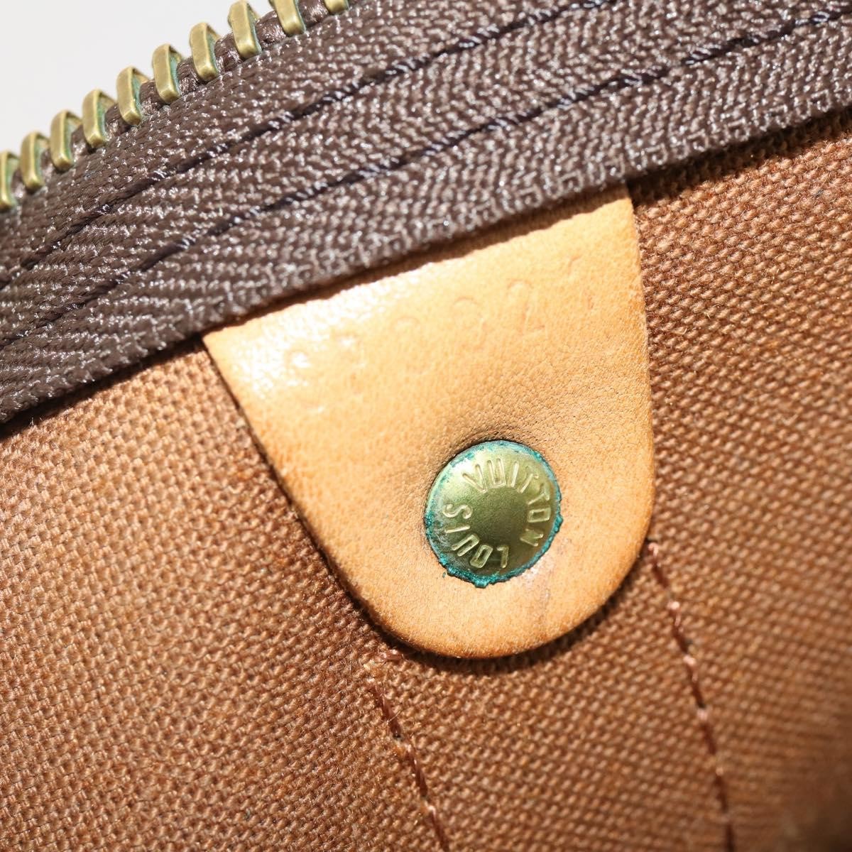 Louis Vuitton Keepall Monogram Canvas Brown Canvas Travel Bag Bag (Pre-Owned)