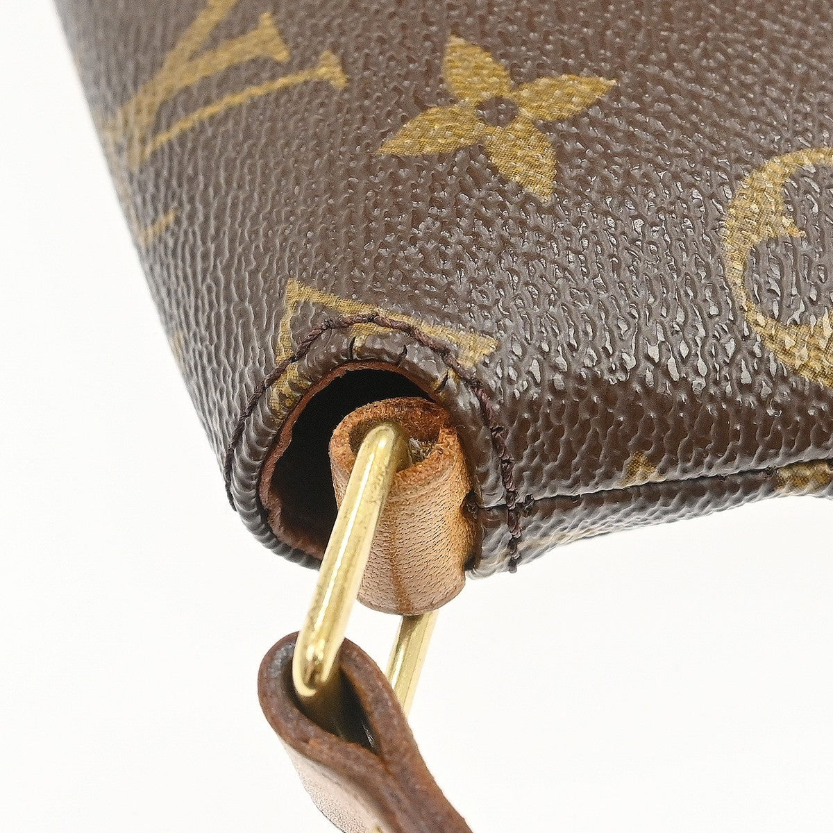 Louis Vuitton Musette Tango Monogram Canvas Brown Canvas Shoulder Bag Bag (Pre-Owned)