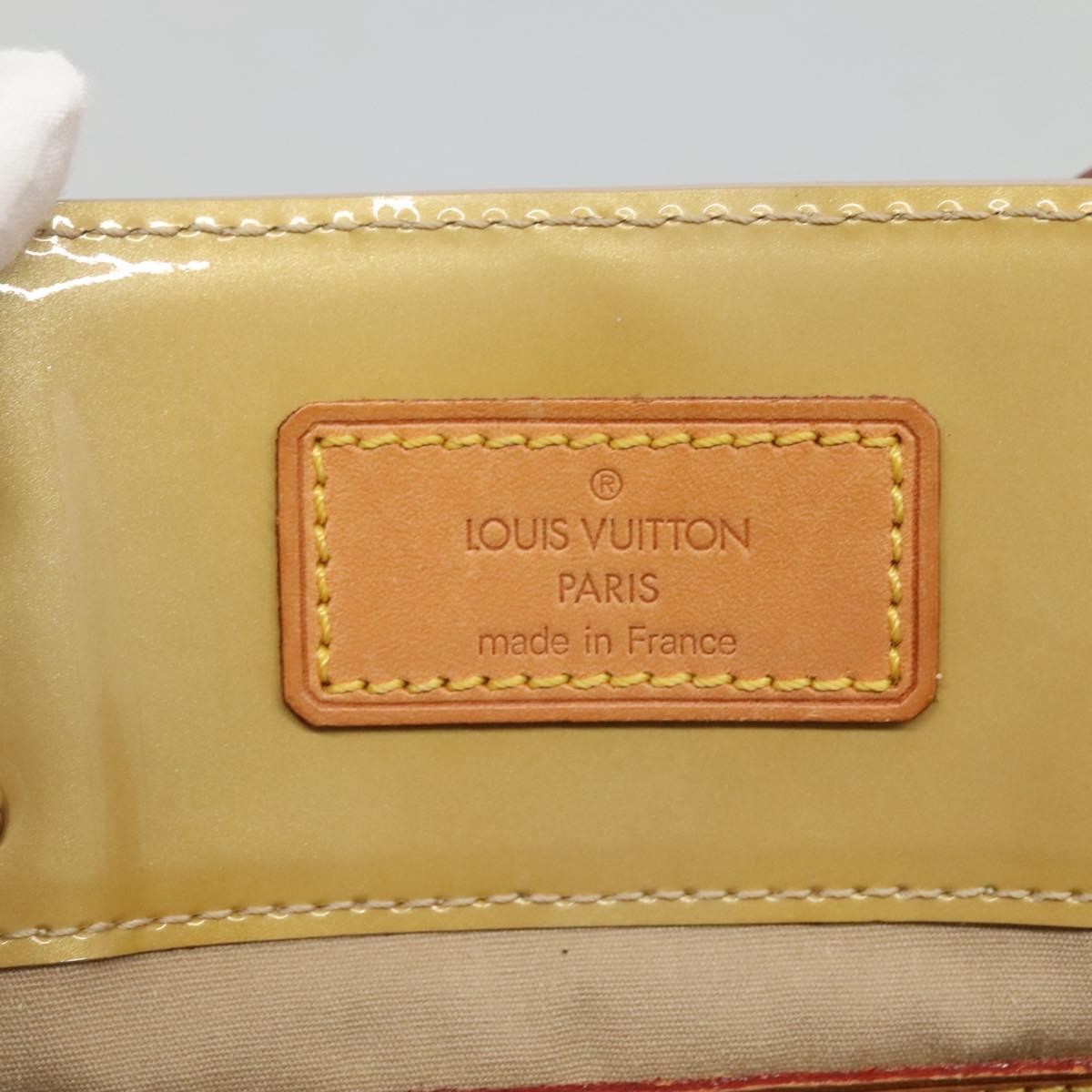 Louis Vuitton Reade Monogram Vernis Beige Patent_Leather Handbag (Pre-Owned)
