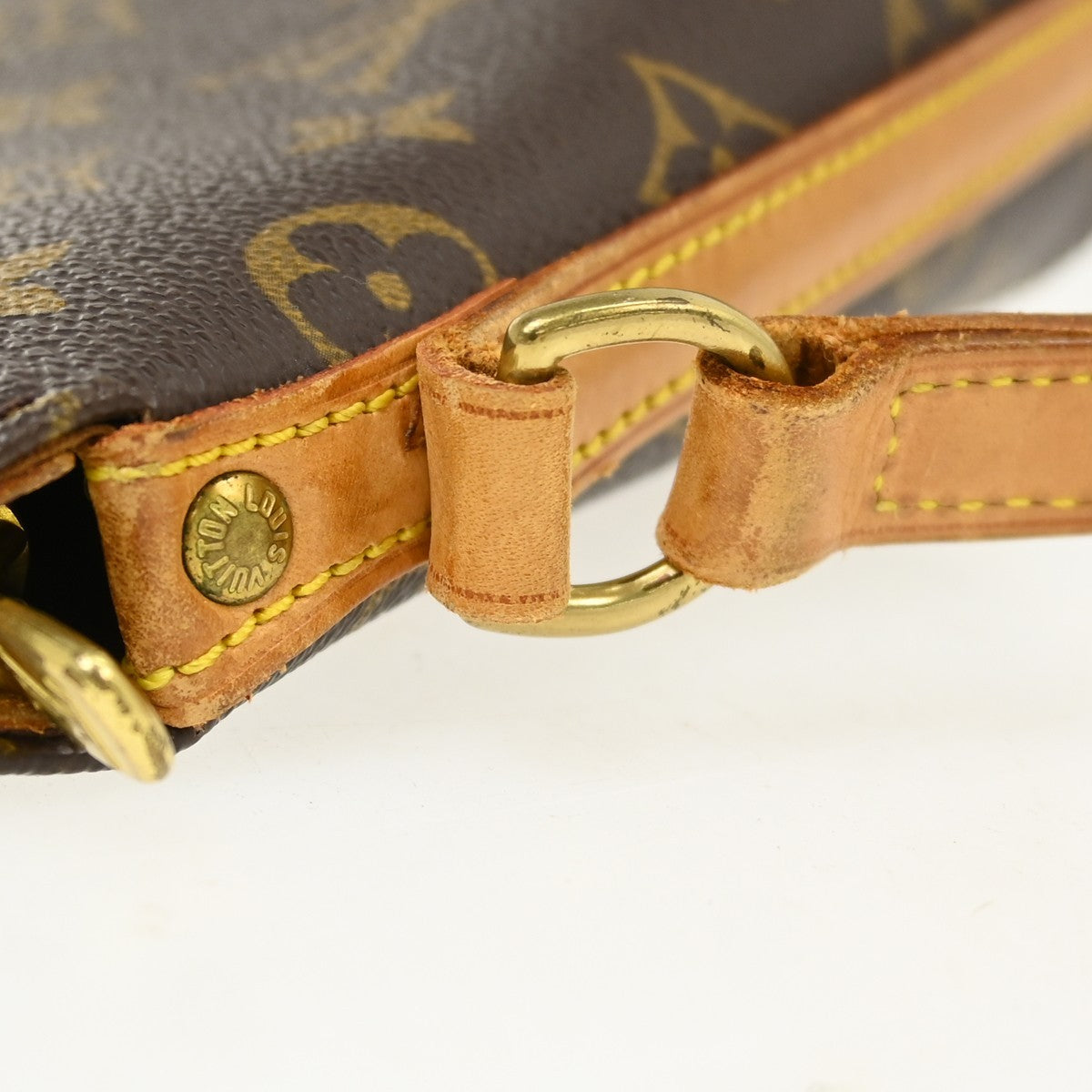 Louis Vuitton Drouot Monogram Canvas Brown Canvas Shoulder Bag Bag (Pre-Owned)