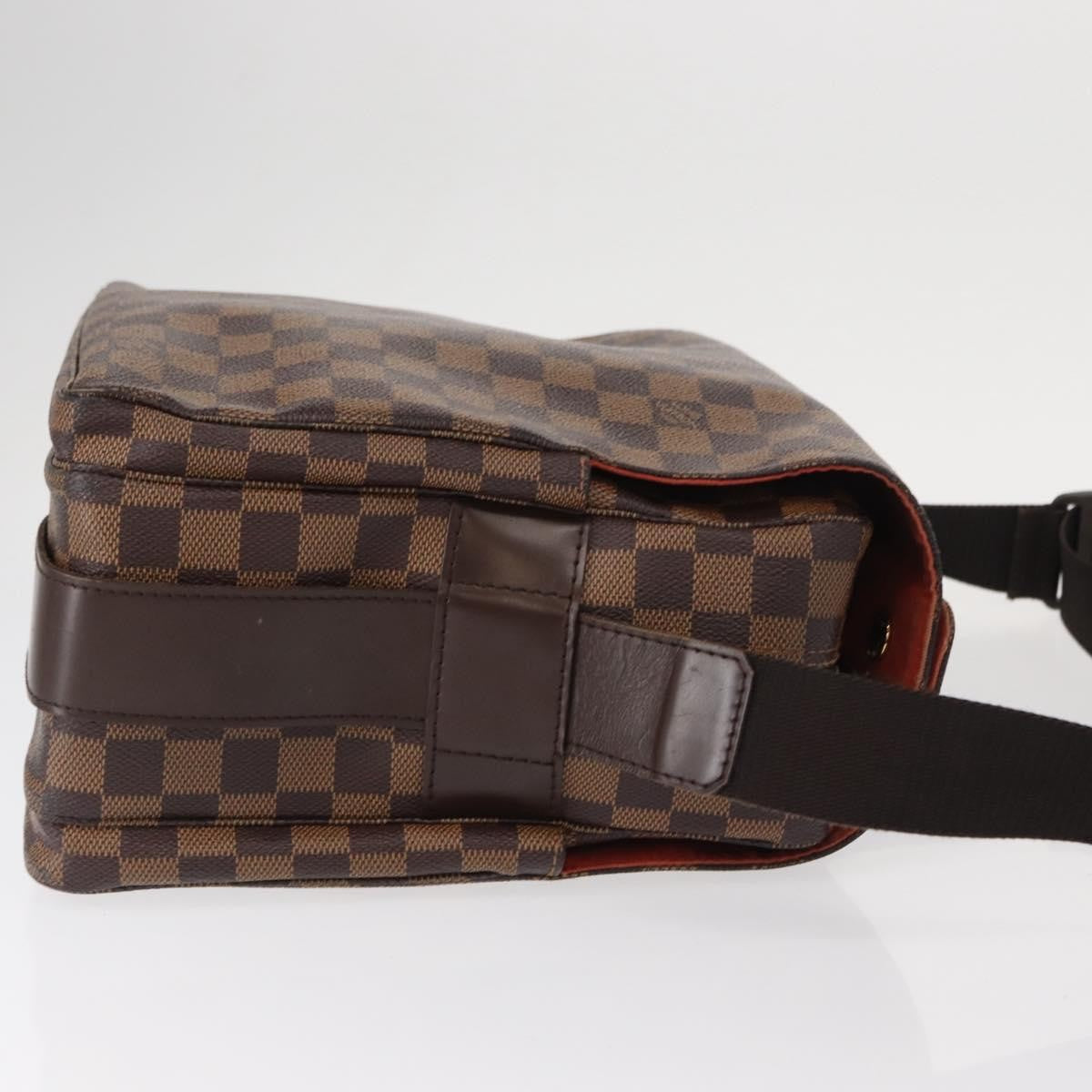 Louis Vuitton Naviglio Damier Ebene Brown Canvas Shoulder Bag Bag (Pre-Owned)