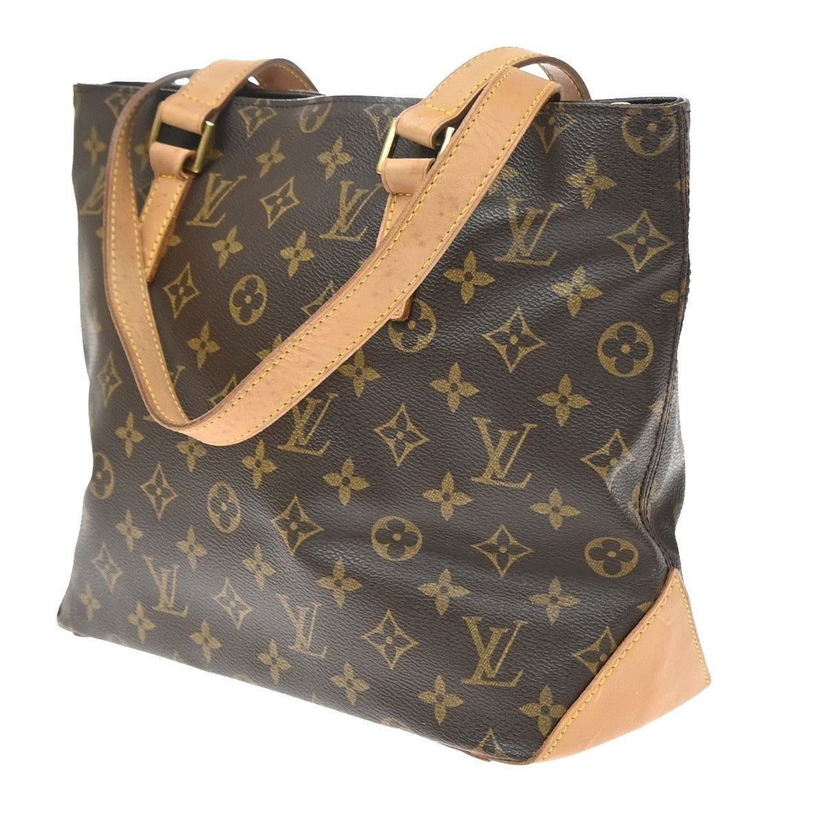 Louis Vuitton Cabas Piano Monogram Canvas Brown Canvas Tote Bag Bag (Pre-Owned)