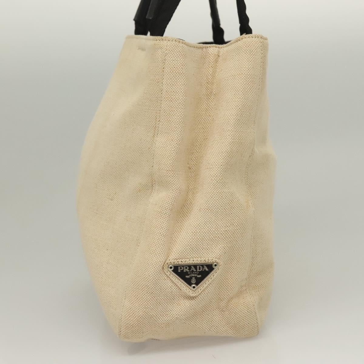 Prada Sport Canvas Beige Canvas Tote Bag Bag (Pre-Owned)