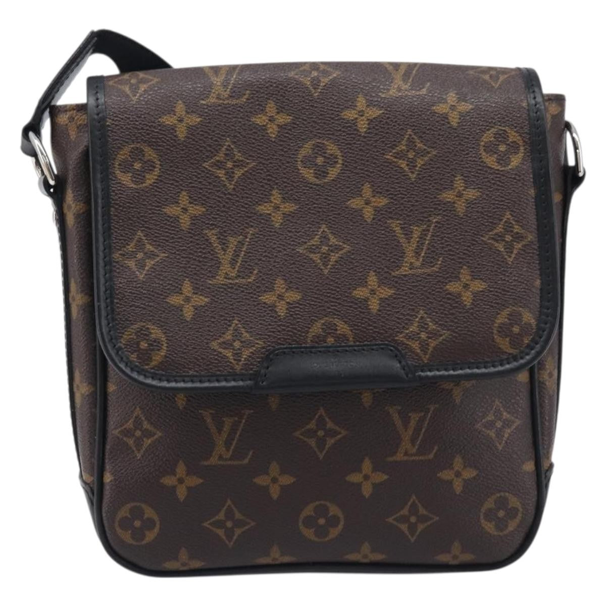 Louis Vuitton Bass Messenger Macassar Monogram Canvas Brown Canvas Handbag (Pre-Owned)