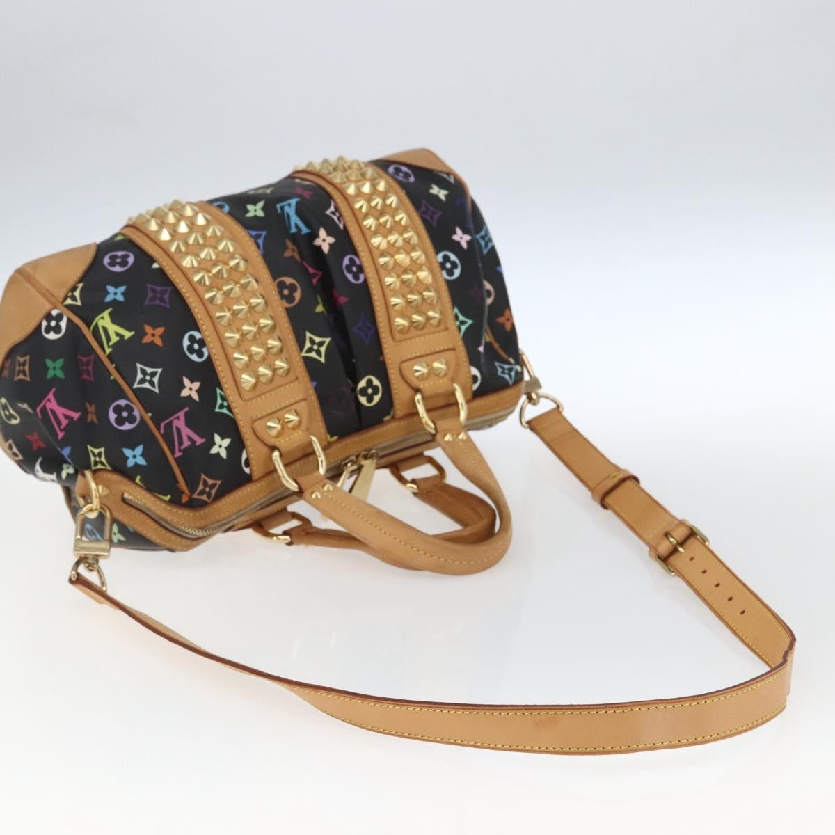Louis Vuitton Courtney Monogram Multicolor Black Canvas Handbag (Pre-Owned)