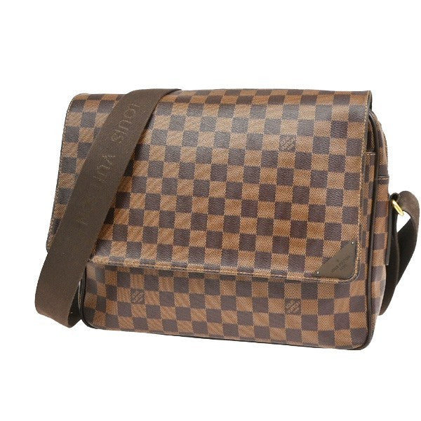 Louis Vuitton Shelton Messenger Damier Ebene Brown Canvas Shoulder Bag Bag (Pre-Owned)