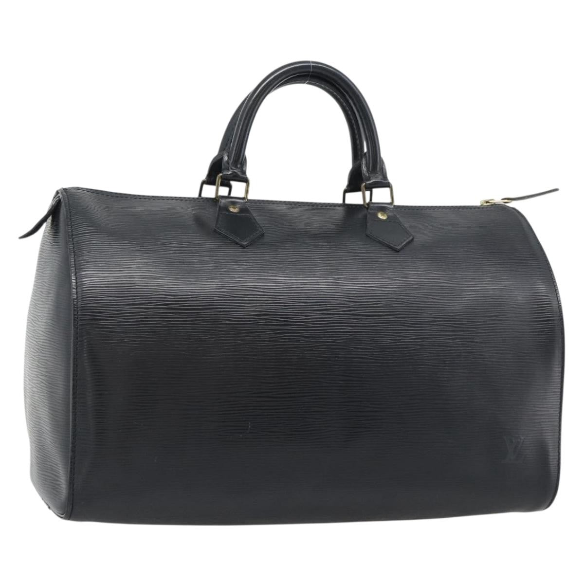 Louis Vuitton Speedy Epi Black Leather Handbag (Pre-Owned)