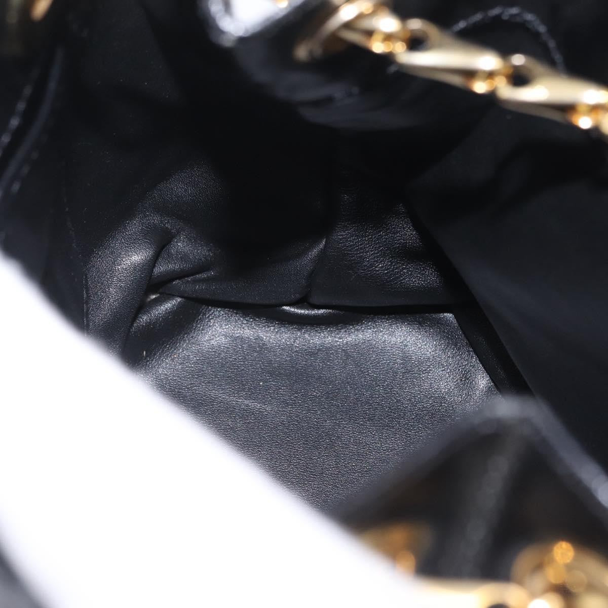 Celine Shoulder Leather Black Leather Shoulder Bag Bag (Pre-Owned)