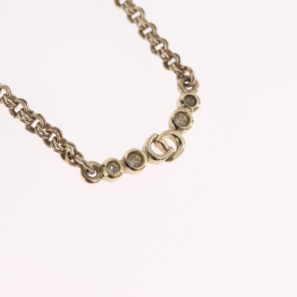 Christian Dior Cd Pendant Metal Gold Metal Necklace Jewelry (Pre-Owned)