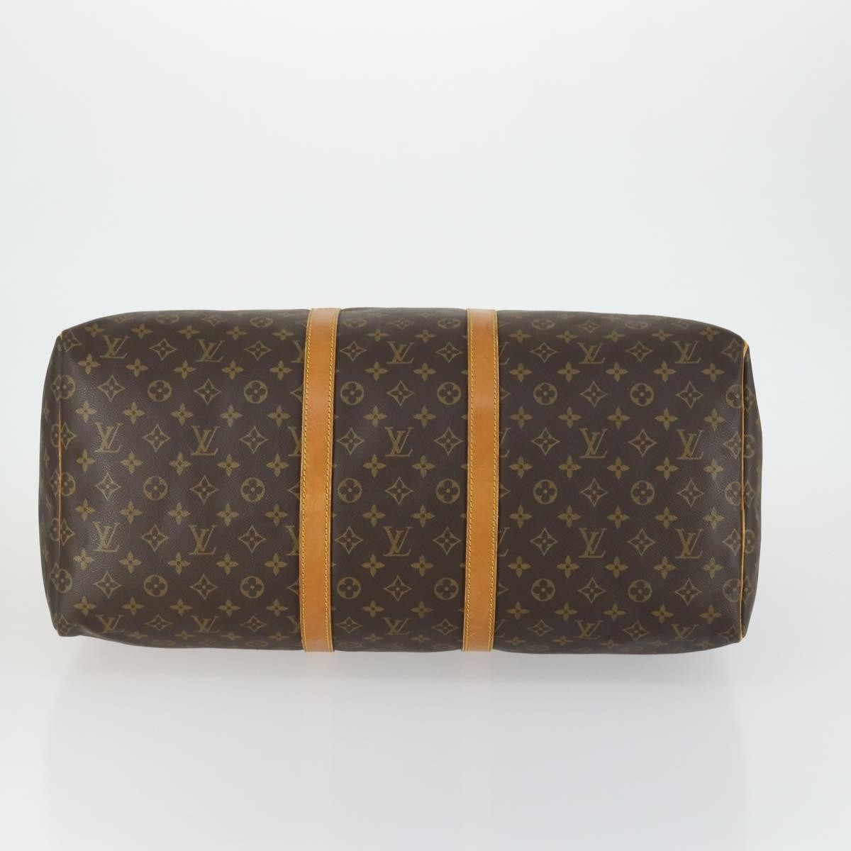 Louis Vuitton Keepall Monogram Canvas Brown Canvas Travel Bag Bag (Pre-Owned)
