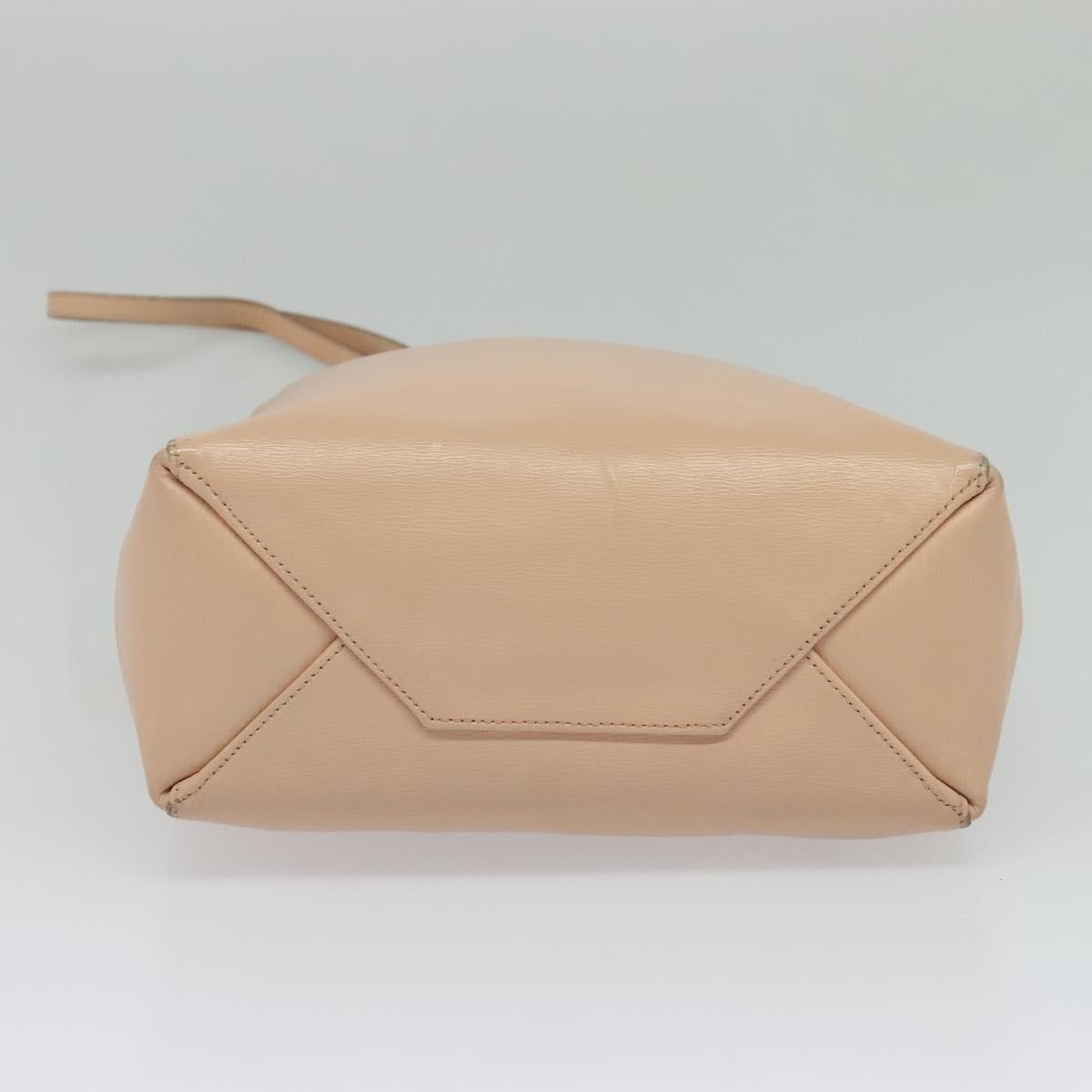 Celine Vertical Cabas Tote Leather Pink Leather Tote Bag Bag (Pre-Owned)