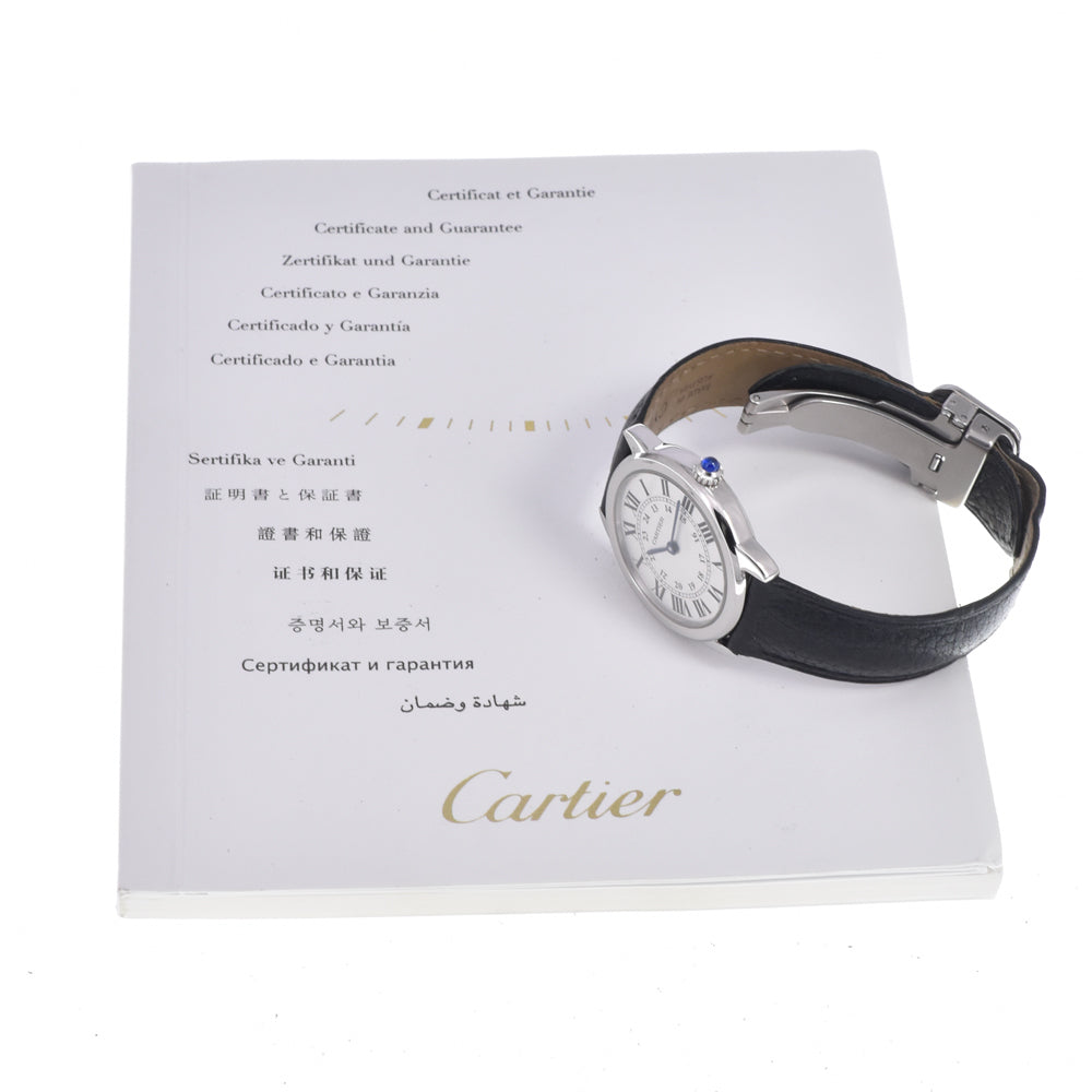 Cartier Ronde Solo De Cartier Quartz Stainless Steel Watch (Pre-Owned)