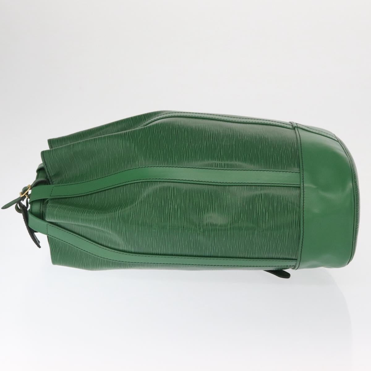 Louis Vuitton Randonnee Epi Leather Green Leather Backpack Bag (Pre-Owned)