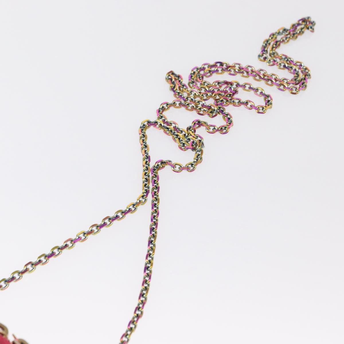 Christian Dior Lady Dior Phone Holder On Chain Cannage Quilt Lambskin Pink Leather Clutche & Pouche Bag (Pre-Owned)