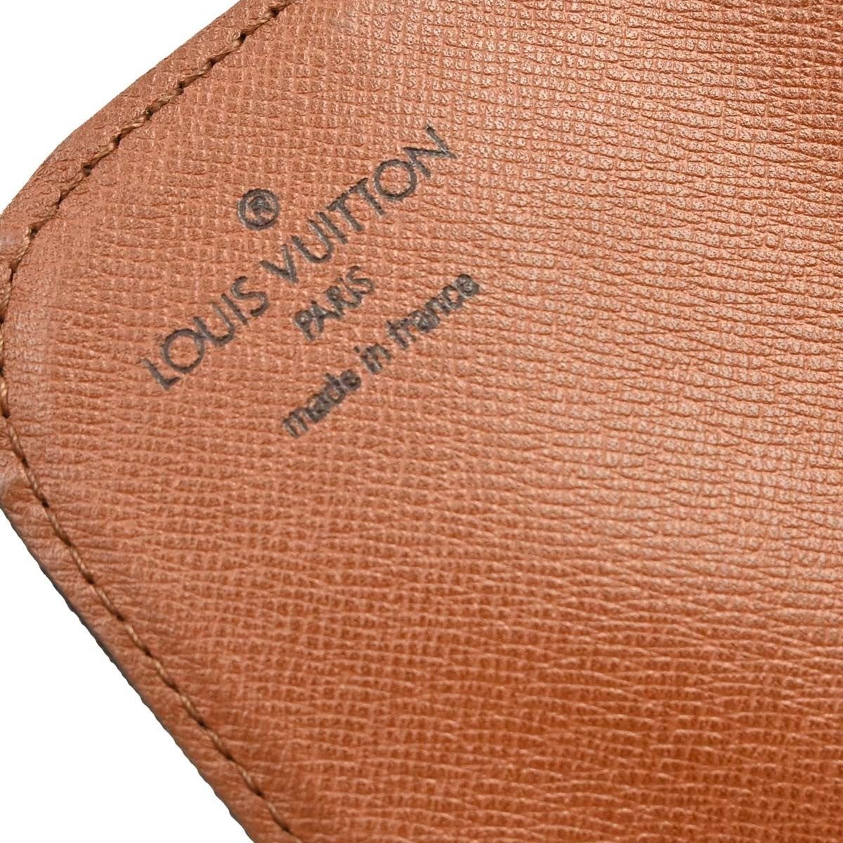 Louis Vuitton Cartouchiere Monogram Canvas Brown Canvas Handbag (Pre-Owned)