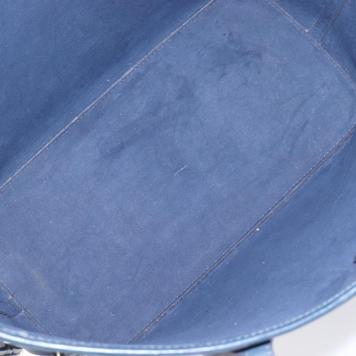 Louis Vuitton Neverfull Epi Leather Blue Leather Tote Bag Bag (Pre-Owned)