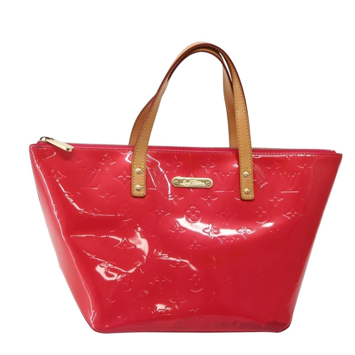 Louis Vuitton Bellevue Monogram Vernis Pink Patent_Leather Tote Bag Bag (Pre-Owned)