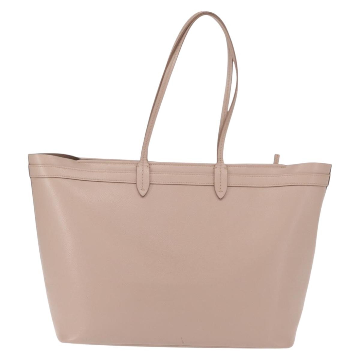 Salvatore Ferragamo Vala Tote Leather Pink Leather Tote Bag Bag (Pre-Owned)