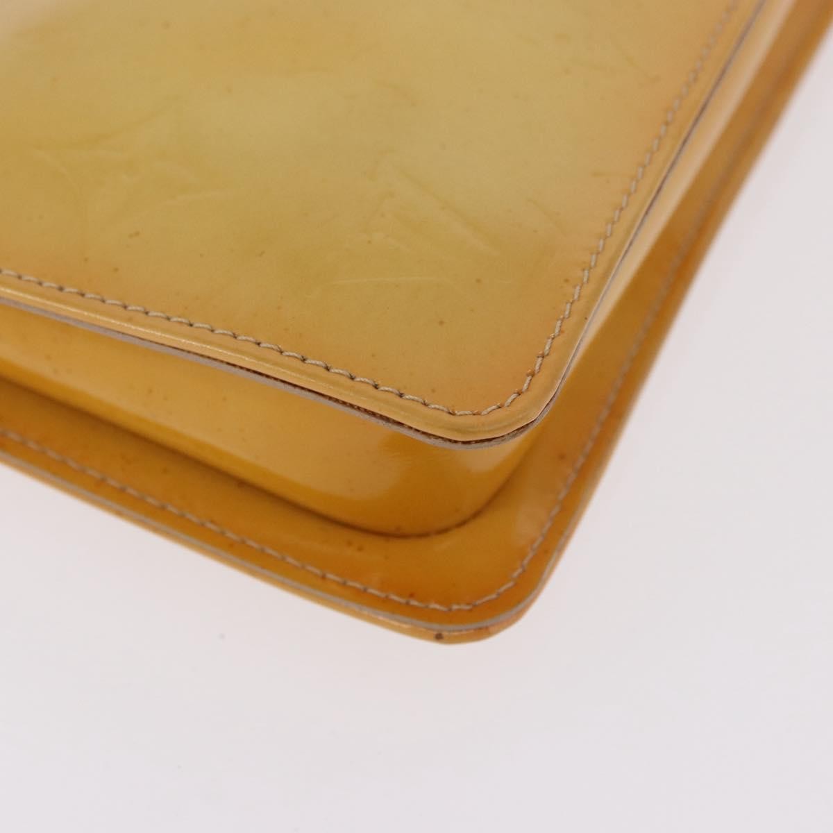 Louis Vuitton Lexington Pochette Patent Leather Beige Patent_Leather Clutche & Pouche Bag (Pre-Owned)