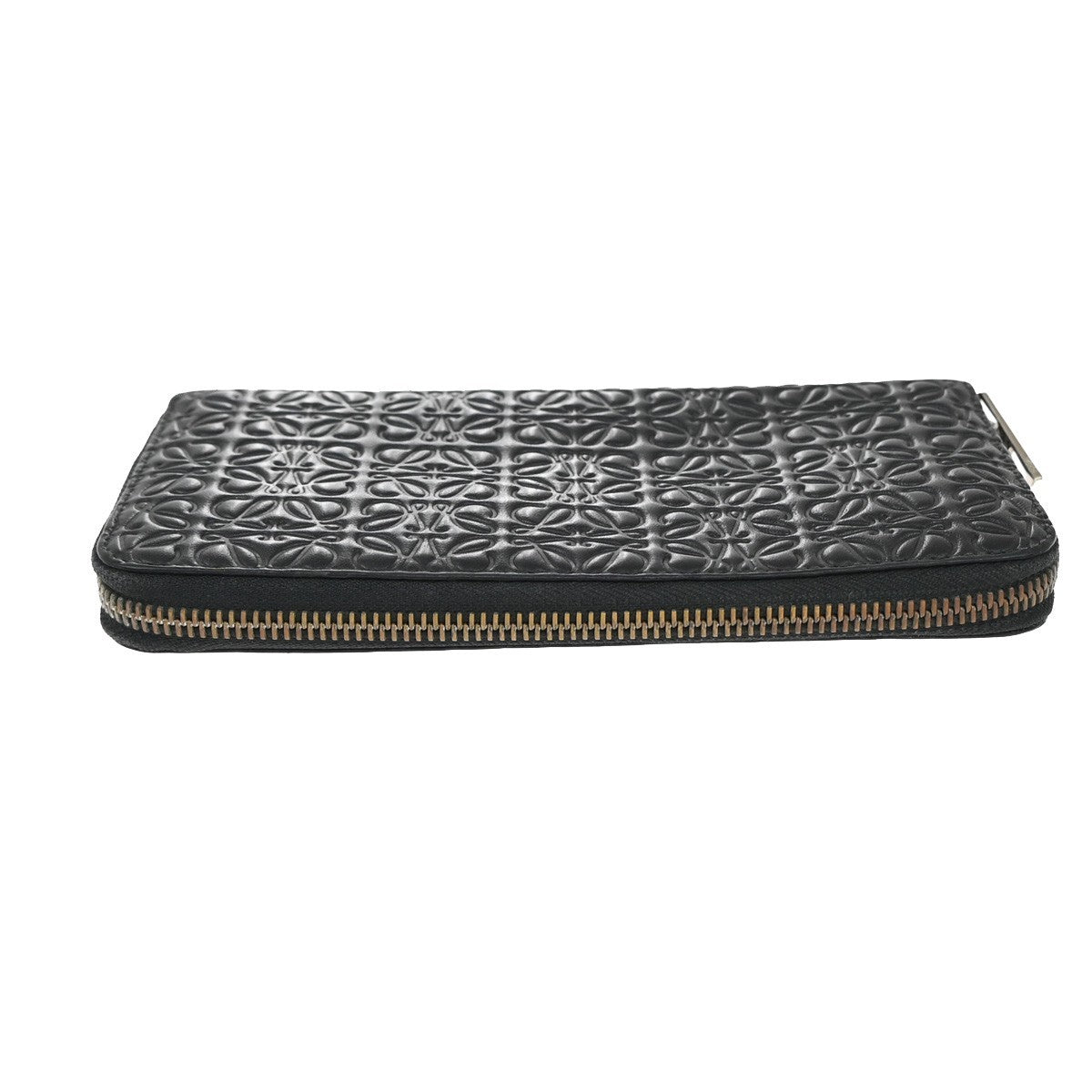Loewe Anagram Leather Black Leather Wallets Accessory (Pre-Owned)