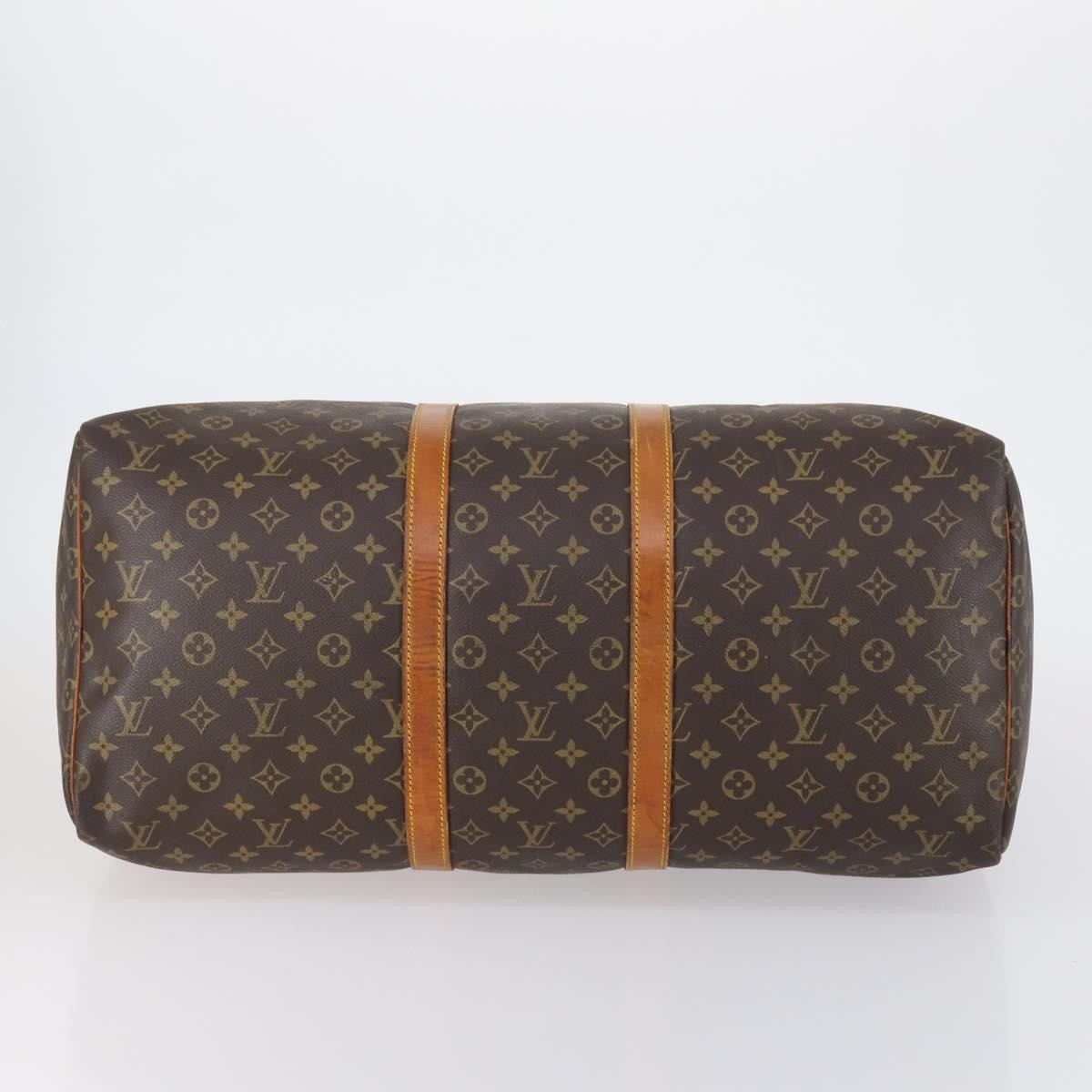 Louis Vuitton Keepall Monogram Canvas Brown Canvas Travel Bag Bag (Pre-Owned)