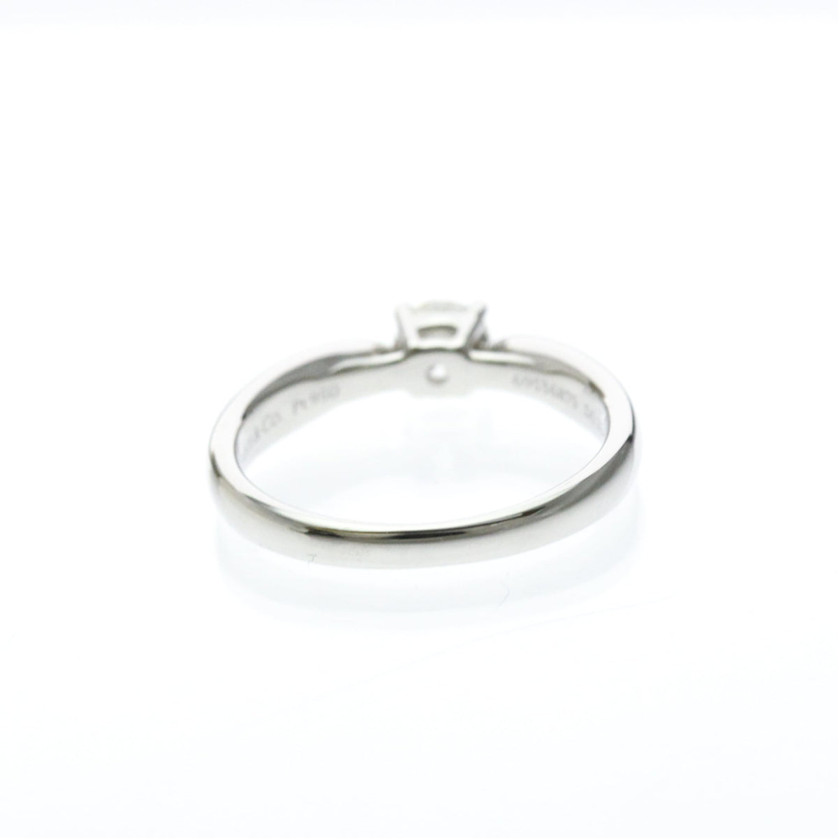 Tiffany & Co. Harmony Solitaire Platinum And Pave Diamonds With Rbc Diamond G/Vs1 Silver Platinum Ring Jewelry (Pre-Owned)
