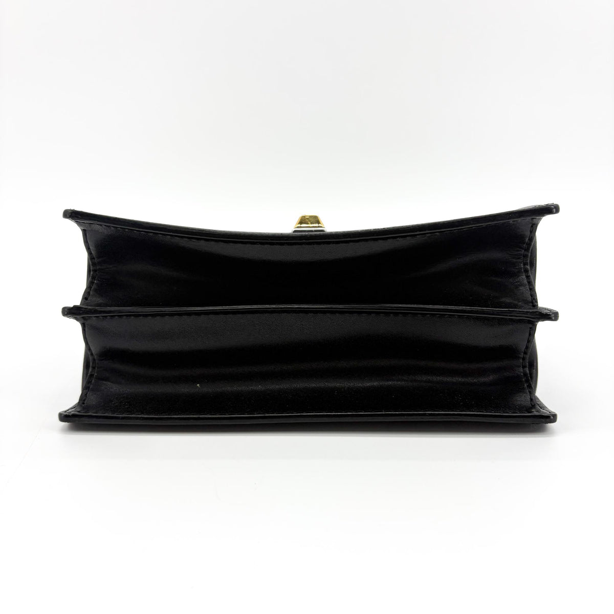 Fendi Kan I Zucca Embossed Leather Black Leather Shoulder Bag Bag (Pre-Owned)