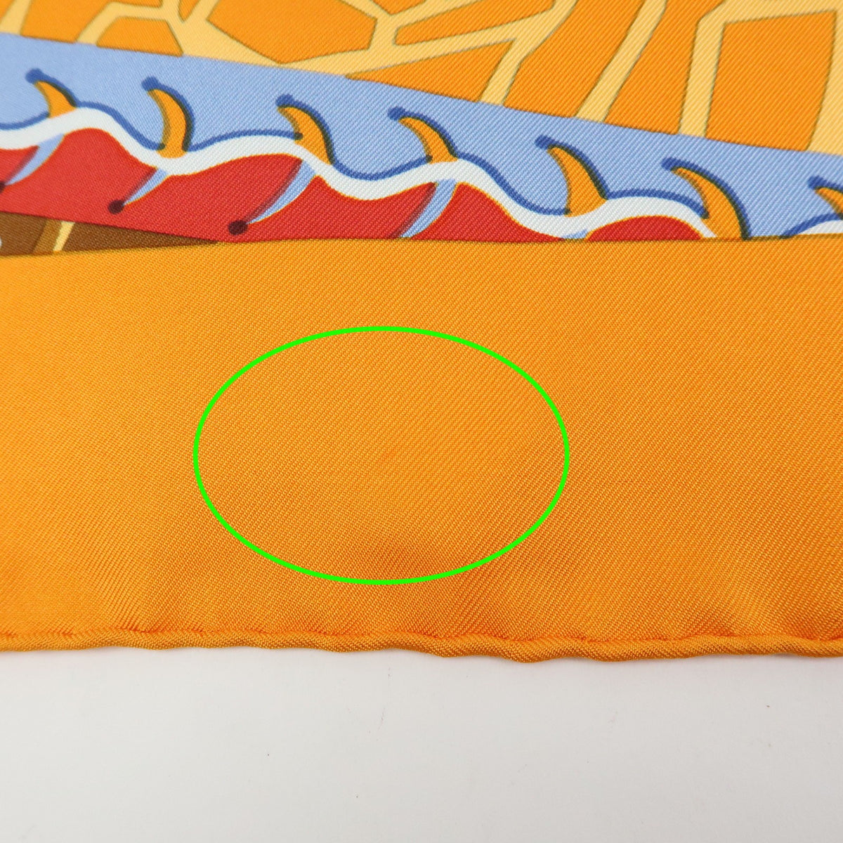 Hermes Carré 90 Silk Multicolor Orange Silk Scarve & Shawl Accessory (Pre-Owned)