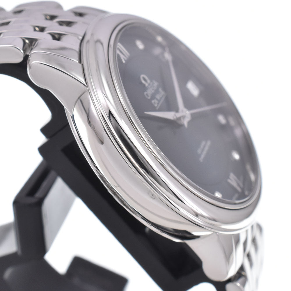 Omega De Ville Prestige Co-Axial Chronometer Automatic Stainless Steel With Diamond Markers Watch (Pre-Owned)