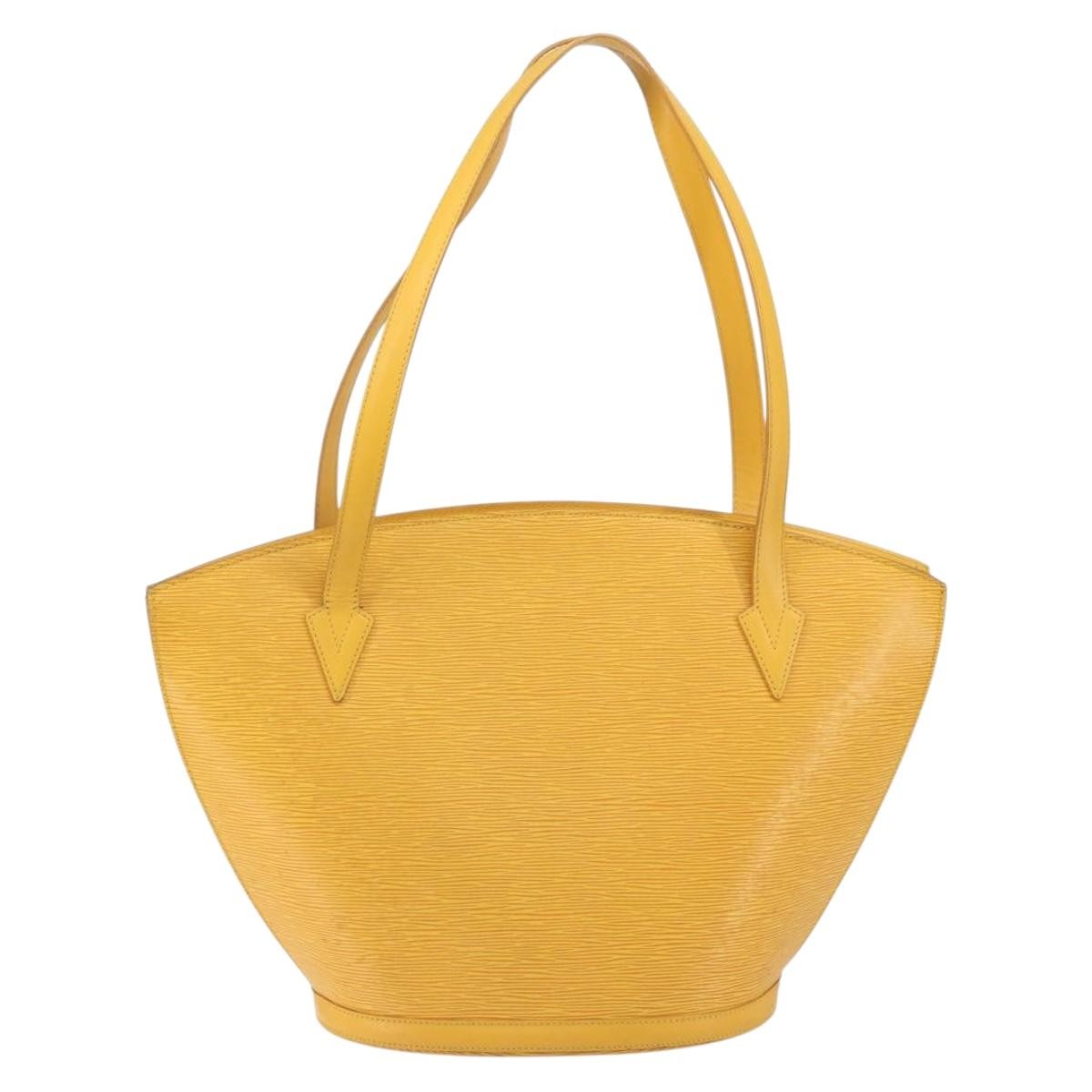 Louis Vuitton Saint Jacques Epi Leather Yellow Leather Handbag (Pre-Owned)
