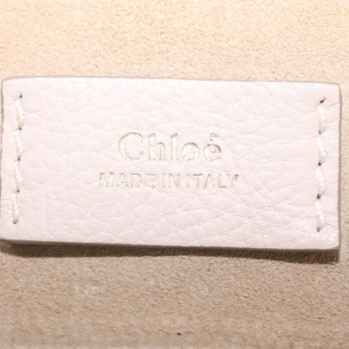 Chloe Hailey Leather Beige Leather Handbag (Pre-Owned)