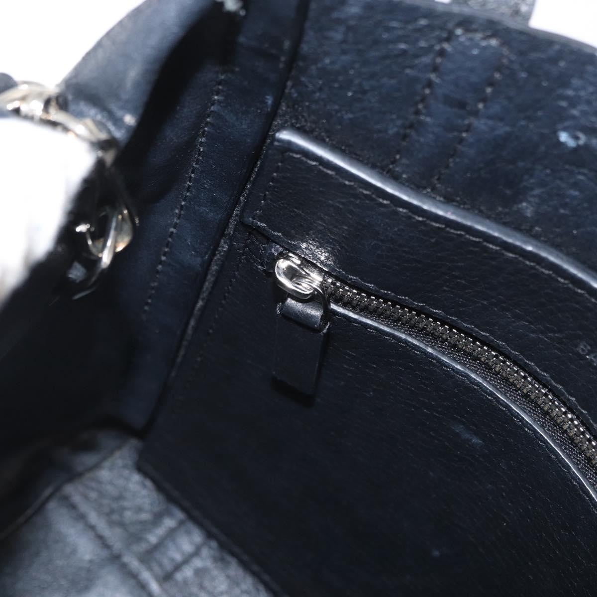 Balenciaga Everyday Leather Black Leather Tote Bag Bag (Pre-Owned)