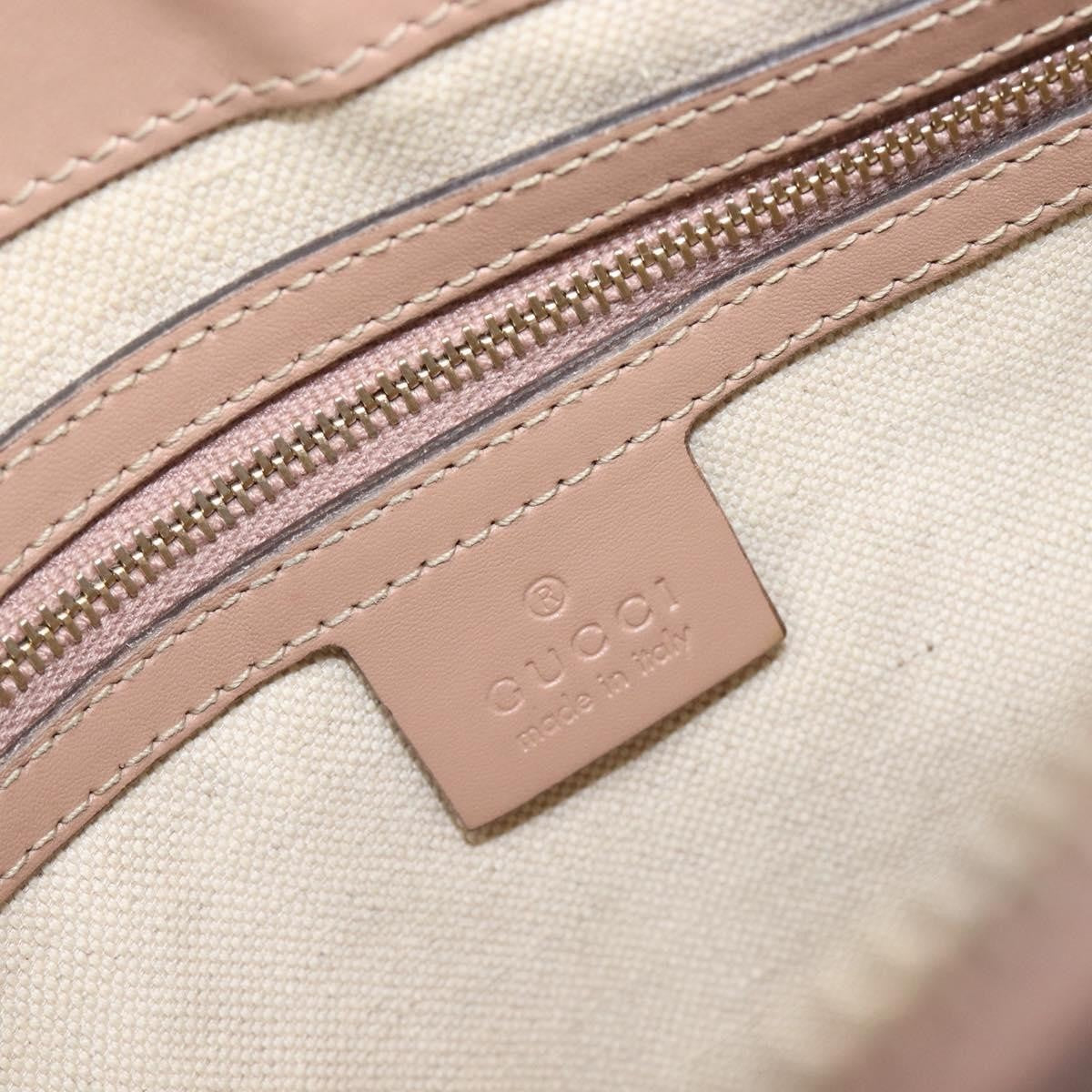 Gucci Mayfair Messenger Gg Canvas And Leather Beige Canvas Shoulder Bag Bag (Pre-Owned)