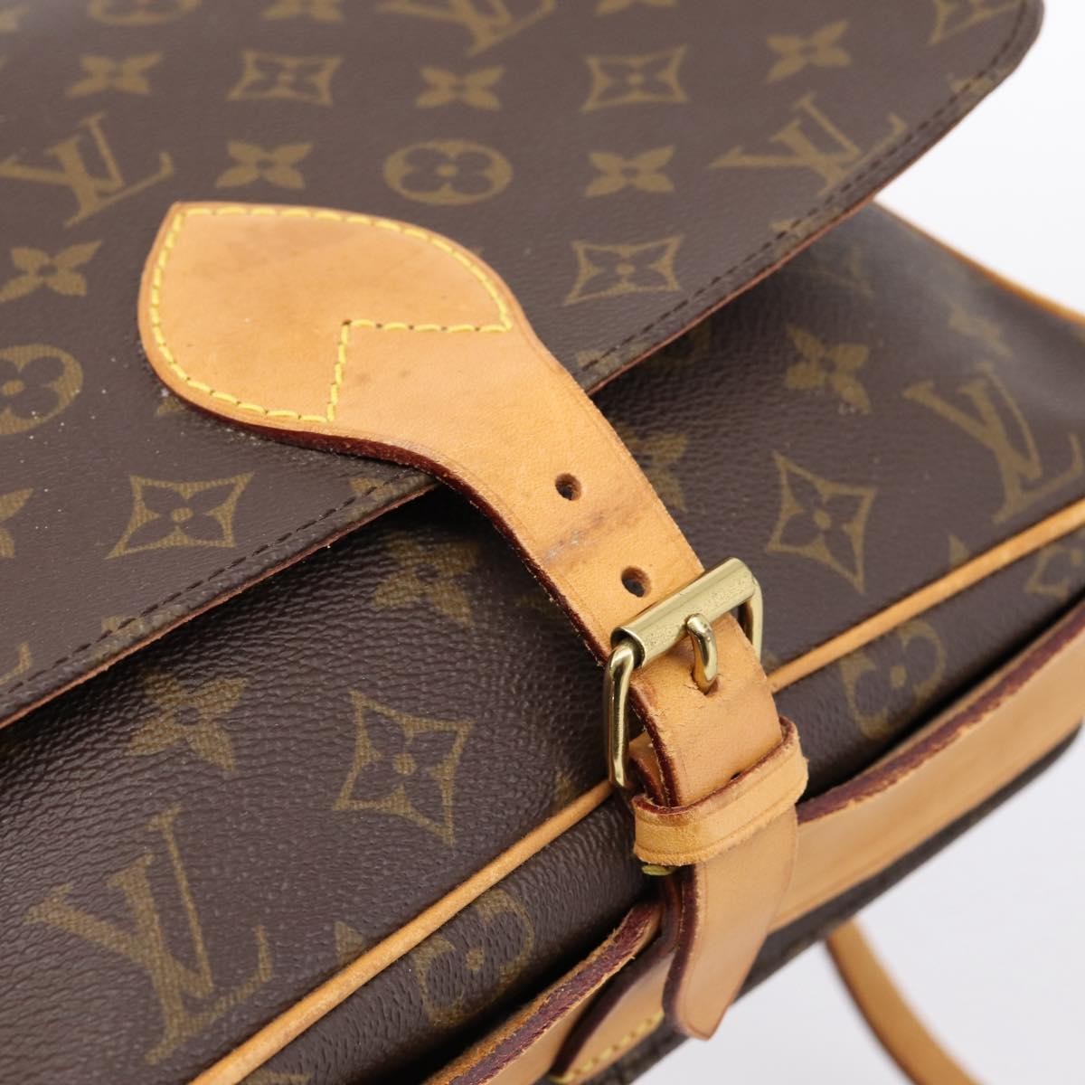 Louis Vuitton Cartouchiere Monogram Brown Canvas Shoulder Bag Bag (Pre-Owned)