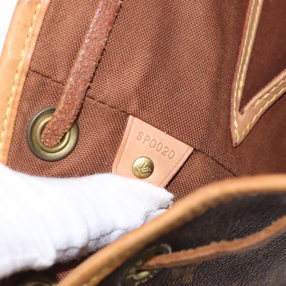 Louis Vuitton Vintage Montsouris Monogram Canvas Brown Canvas Backpack Bag (Pre-Owned)