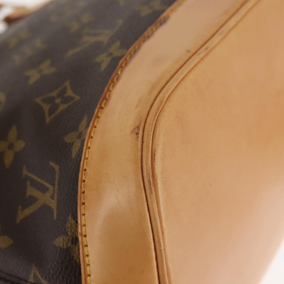 Louis Vuitton Alma Monogram Canvas Brown Canvas Handbag (Pre-Owned)
