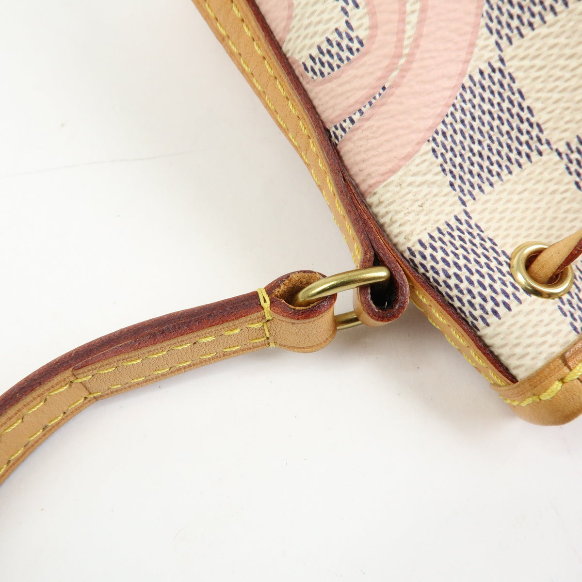 Louis Vuitton Noe Limited Edition Damier Tahitienne White Canvas Shoulder Bag Bag (Pre-Owned)