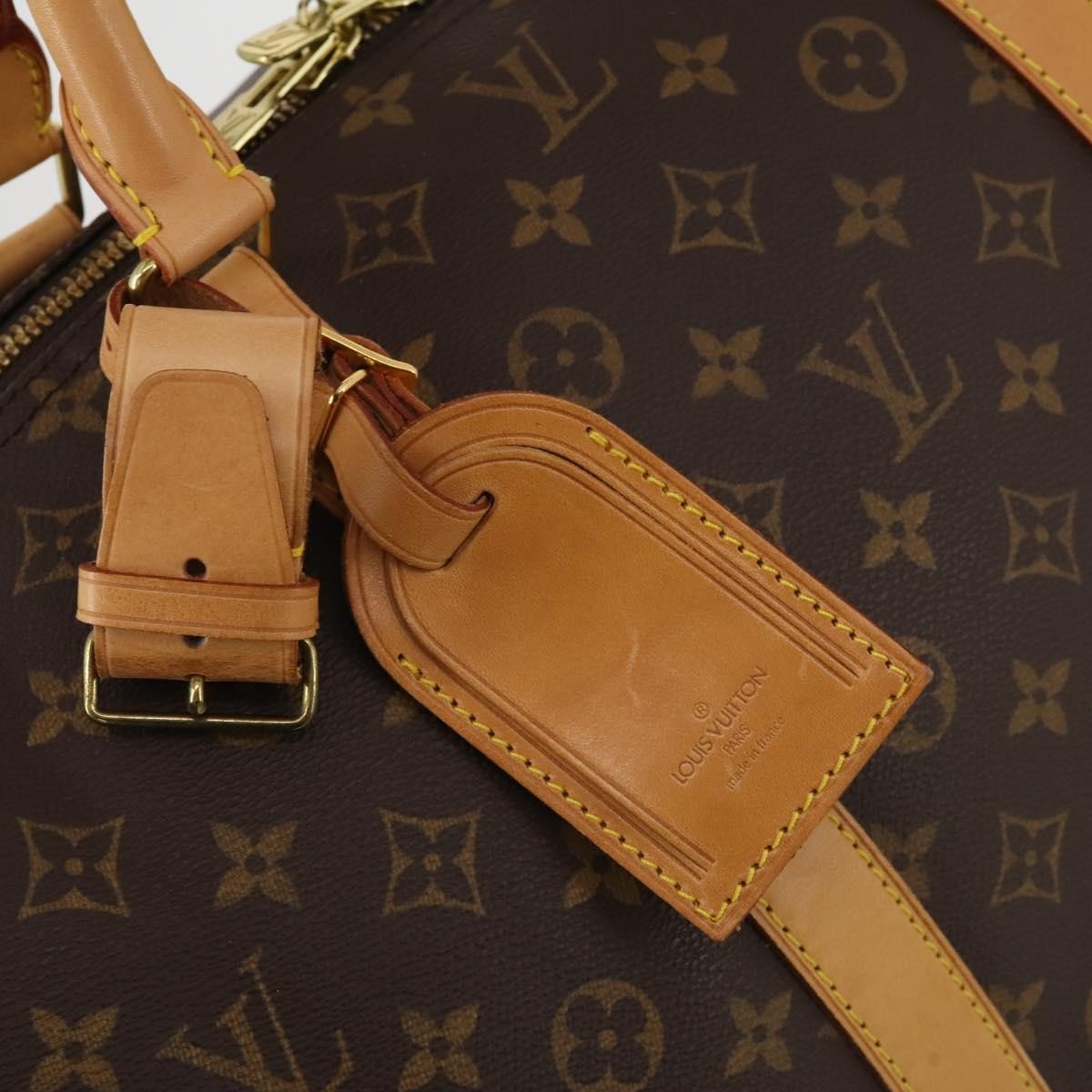 Louis Vuitton Keepall Monogram Canvas Brown Canvas Travel Bag Bag (Pre-Owned)