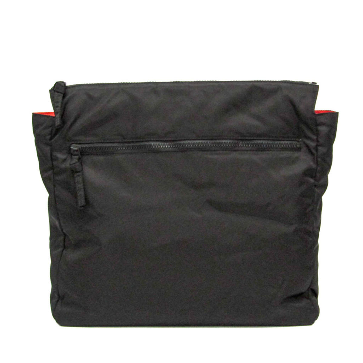 Bottega Veneta Vintage Clutch Nylon Black Nylon Clutche & Pouche Bag (Pre-Owned)