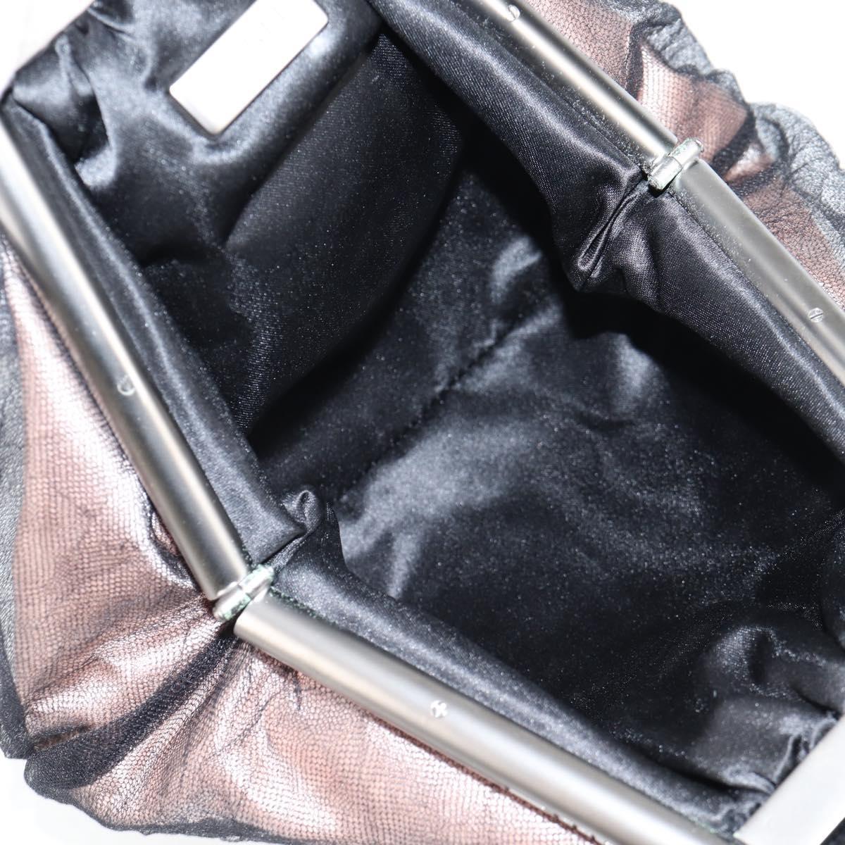 Chanel Drawstring Bucket Chevron Patchwork Canvas Pink Nylon Bag (Pre-Owned)
