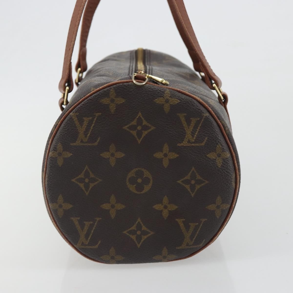 Louis Vuitton Papillon Monogram Brown Canvas Handbag (Pre-Owned)