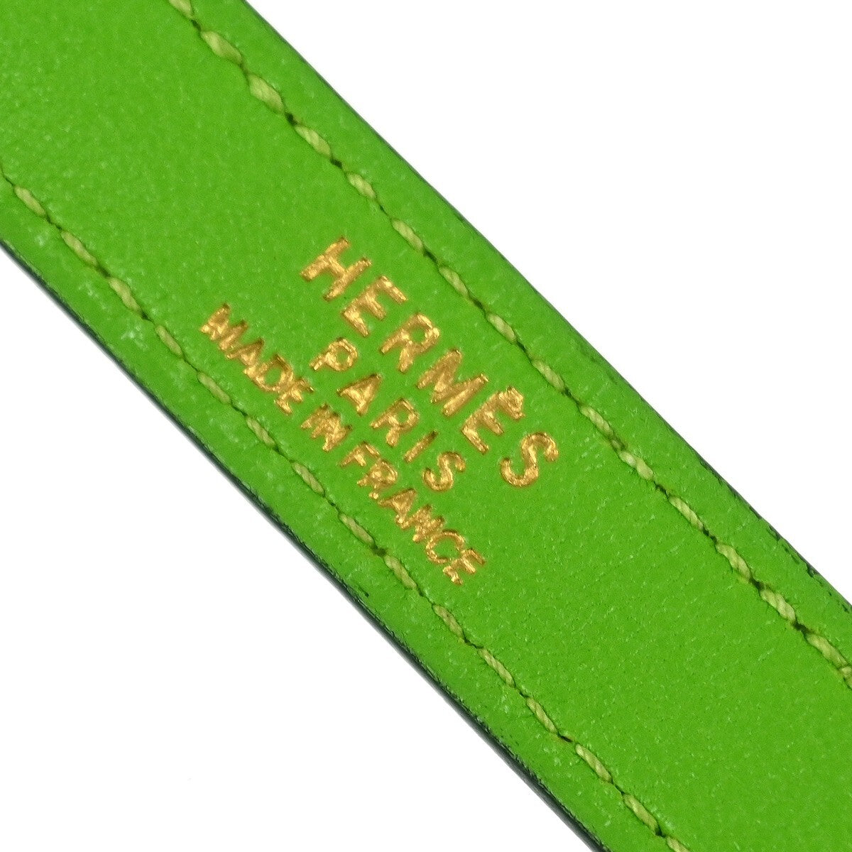 Hermes Kelly Shoulder Strap Leather Green Leather Straps Accessory (Pre-Owned)